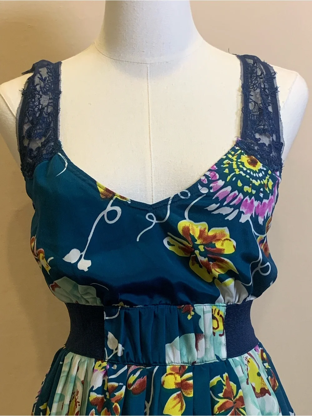 Vintage Free People Floral Dress, Size